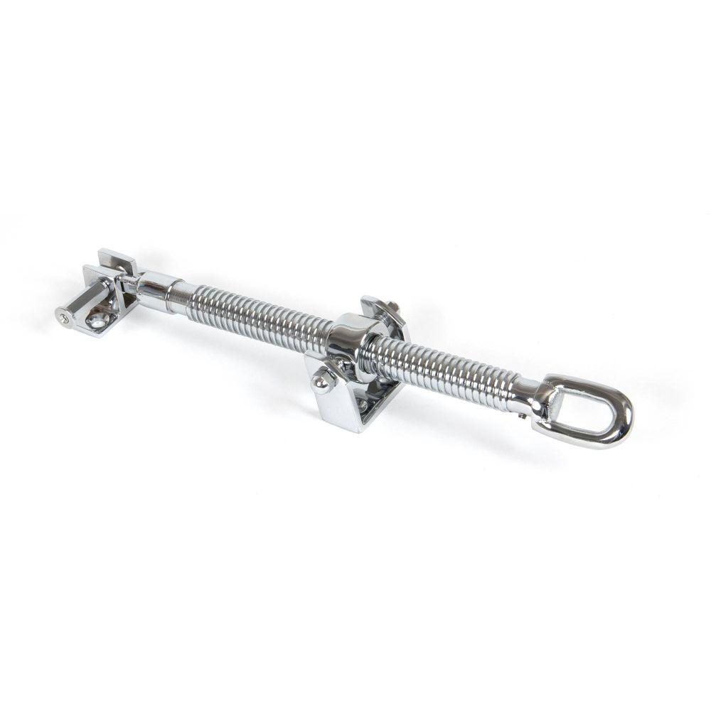 This is an image showing From The Anvil - Polished Chrome 12" Fanlight Screw Opener available from trade door handles, quick delivery and discounted prices