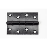 This is an image showing From The Anvil - Black 4" Butt Hinge (Pair) available from trade door handles, quick delivery and discounted prices