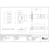 High quality image of From The Anvil - SSS 3" Heavy Duty Latch | Sku. 91070 | Trade Door Handles, Kendal.