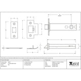 High quality image of From The Anvil - SSS 4" Heavy Duty Latch | Sku. 91071 | Trade Door Handles, Kendal.