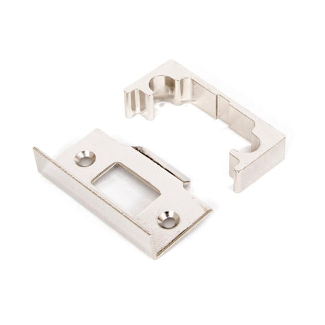 This is an image showing From The Anvil - Nickel ?" Rebate Kit for Tubular Mortice Latch available from trade door handles, quick delivery and discounted prices