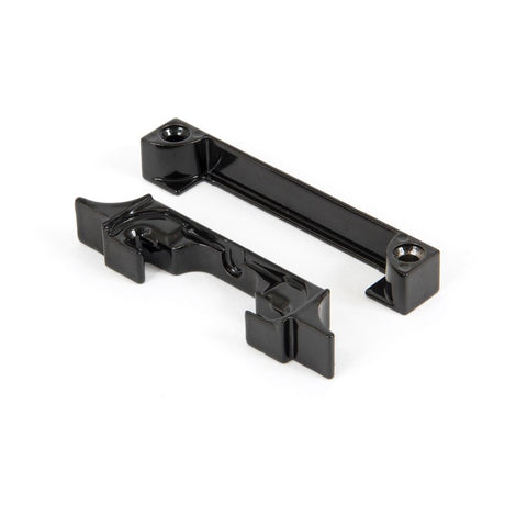 This is an image showing From The Anvil - Black 1/2" Rebate Kit for Latch and Deadbolt available from trade door handles, quick delivery and discounted prices