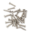This is an image showing From The Anvil - Stainless Steel 6x?" Countersunk Raised Head Screws (25) available from trade door handles, quick delivery and discounted prices