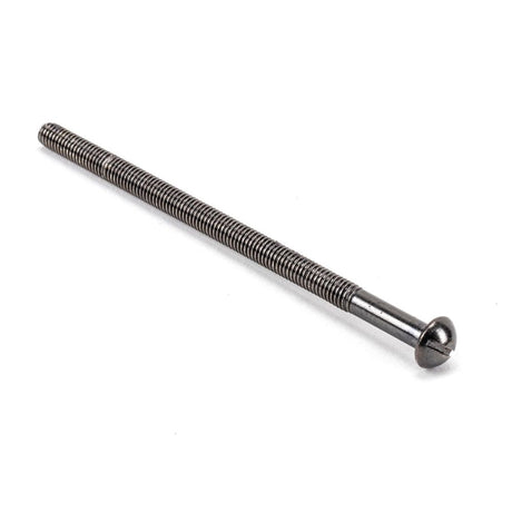 This is an image showing From The Anvil - Dark Stainless Steel M5 x 90mm Male Bolt (1) available from trade door handles, quick delivery and discounted prices