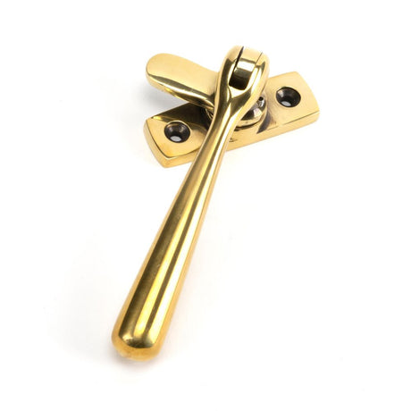 This is an image showing From The Anvil - Aged Brass Locking Newbury Fastener available from trade door handles, quick delivery and discounted prices