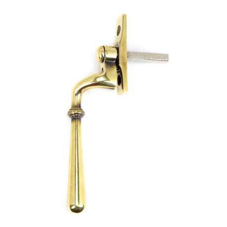 This is an image showing From The Anvil - Aged Brass Newbury Espag - LH available from trade door handles, quick delivery and discounted prices