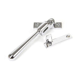 This is an image showing From The Anvil - Polished Chrome Night-Vent Locking Newbury Fastener available from trade door handles, quick delivery and discounted prices