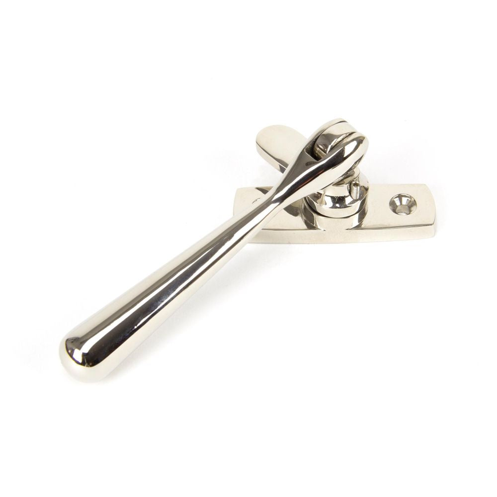 This is an image showing From The Anvil - Polished Nickel Locking Newbury Fastener available from trade door handles, quick delivery and discounted prices