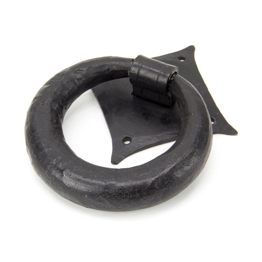 This is an image showing From The Anvil - External Beeswax Ring Door Knocker available from trade door handles, quick delivery and discounted prices
