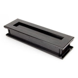 This is an image showing From The Anvil - Black Traditional Letterbox available from trade door handles, quick delivery and discounted prices