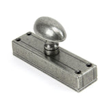 This is an image showing From The Anvil - Pewter knob for Cremone Bolt available from trade door handles, quick delivery and discounted prices