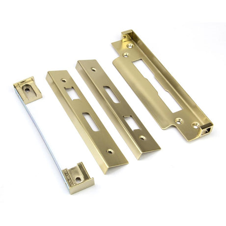This is an image showing From The Anvil - PVD 1/2" Rebate Kit for Sash Lock available from trade door handles, quick delivery and discounted prices