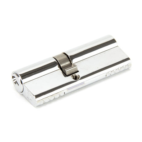 This is an image showing From The Anvil - Polished Chrome 35/45 Euro Cylinder available from trade door handles, quick delivery and discounted prices