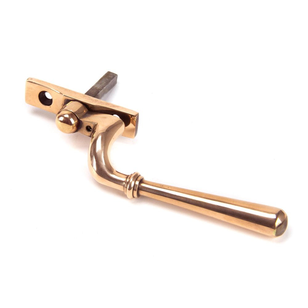 This is an image showing From The Anvil - Polished Bronze Newbury Espag - LH available from trade door handles, quick delivery and discounted prices