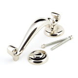 This is an image showing From The Anvil - Polished Nickel Doctors Door Knocker available from trade door handles, quick delivery and discounted prices