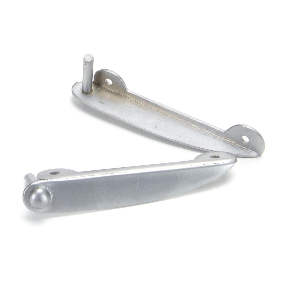 This is an image showing From The Anvil - Satin Chrome Large Letter Plate Cover available from trade door handles, quick delivery and discounted prices