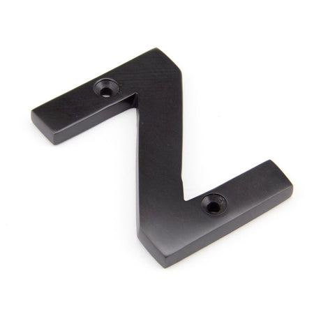 This is an image showing From The Anvil - Aged Bronze Letter Z available from trade door handles, quick delivery and discounted prices