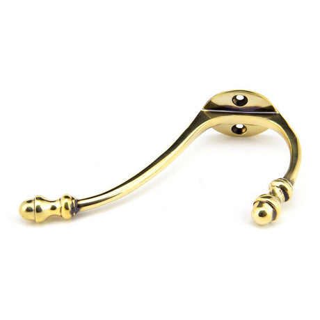 This is an image showing From The Anvil - Aged Brass Hat & Coat Hook available from trade door handles, quick delivery and discounted prices