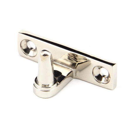 This is an image showing From The Anvil - Polished Nickel Cranked Stay Pin available from trade door handles, quick delivery and discounted prices