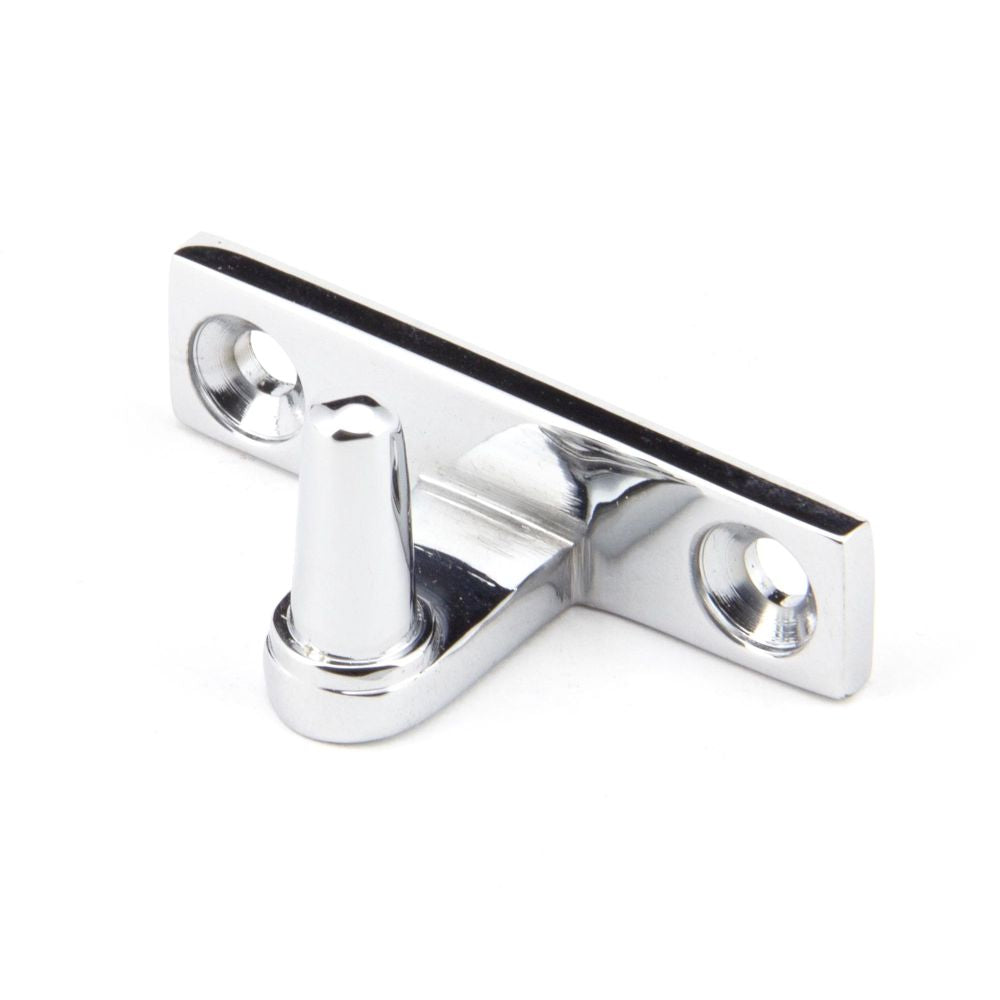 This is an image showing From The Anvil - Polished Chrome Cranked Stay Pin available from trade door handles, quick delivery and discounted prices