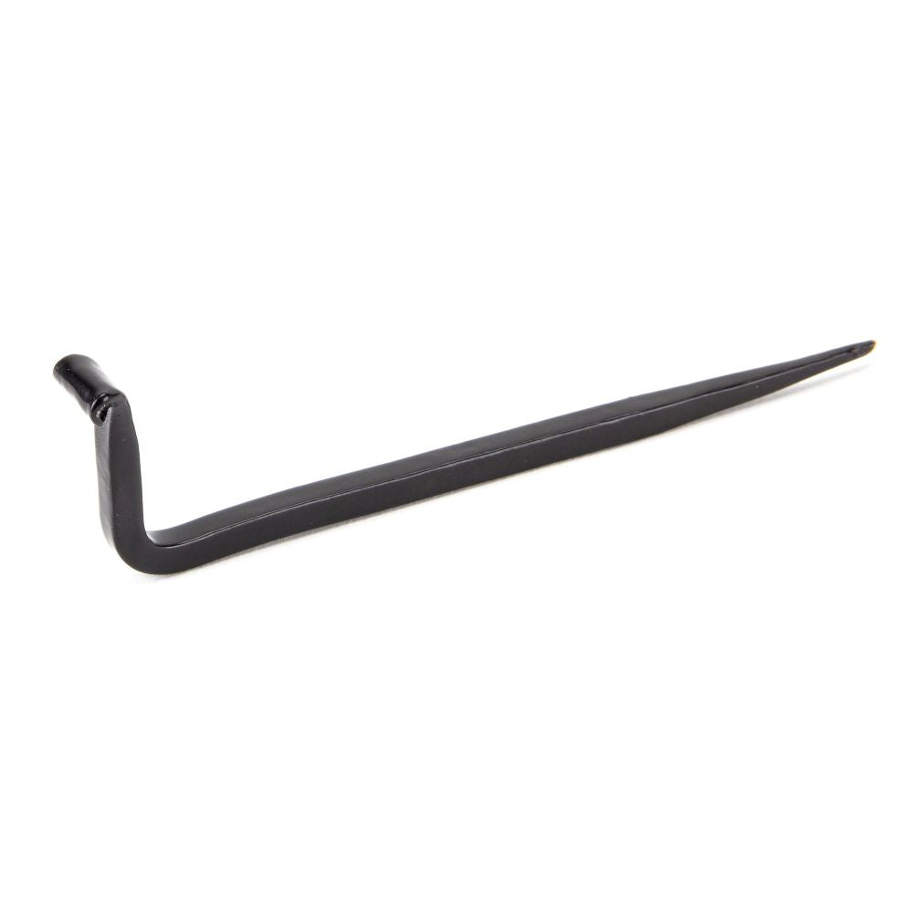This is an image showing From The Anvil - Black L Hook - Large available from trade door handles, quick delivery and discounted prices
