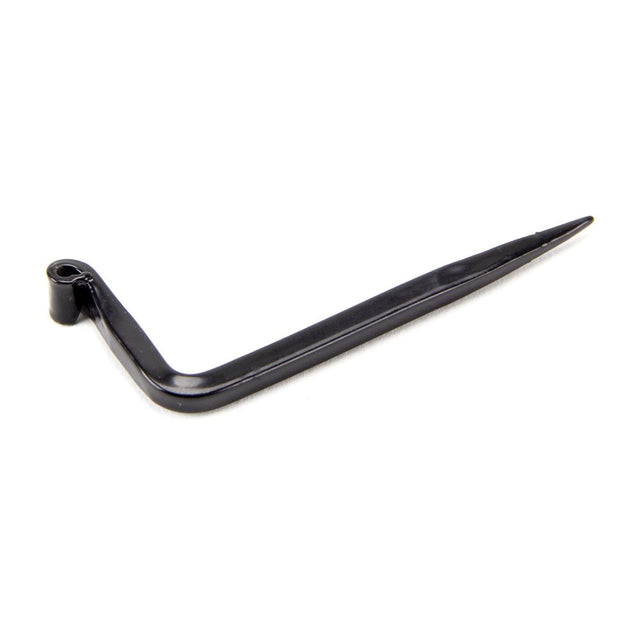 This is an image showing From The Anvil - Black L Hook - Small available from trade door handles, quick delivery and discounted prices