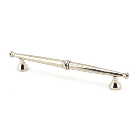 This is an image showing From The Anvil - Polished Nickel Regency Pull Handle - Medium available from trade door handles, quick delivery and discounted prices