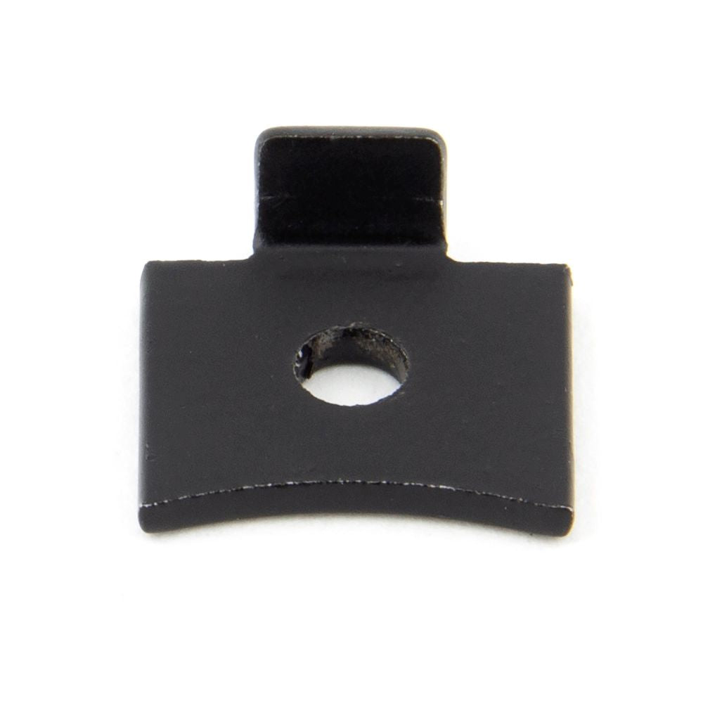 This is an image showing From The Anvil - Black Single Stud for Flat Black Bookcase Strip available from trade door handles, quick delivery and discounted prices