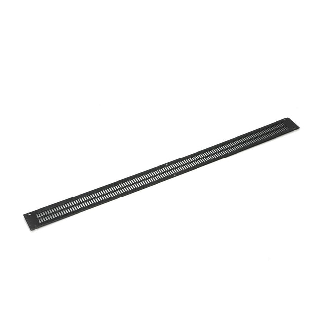 This is an image showing From The Anvil - Black Grille 435mm x 30mm available from trade door handles, quick delivery and discounted prices
