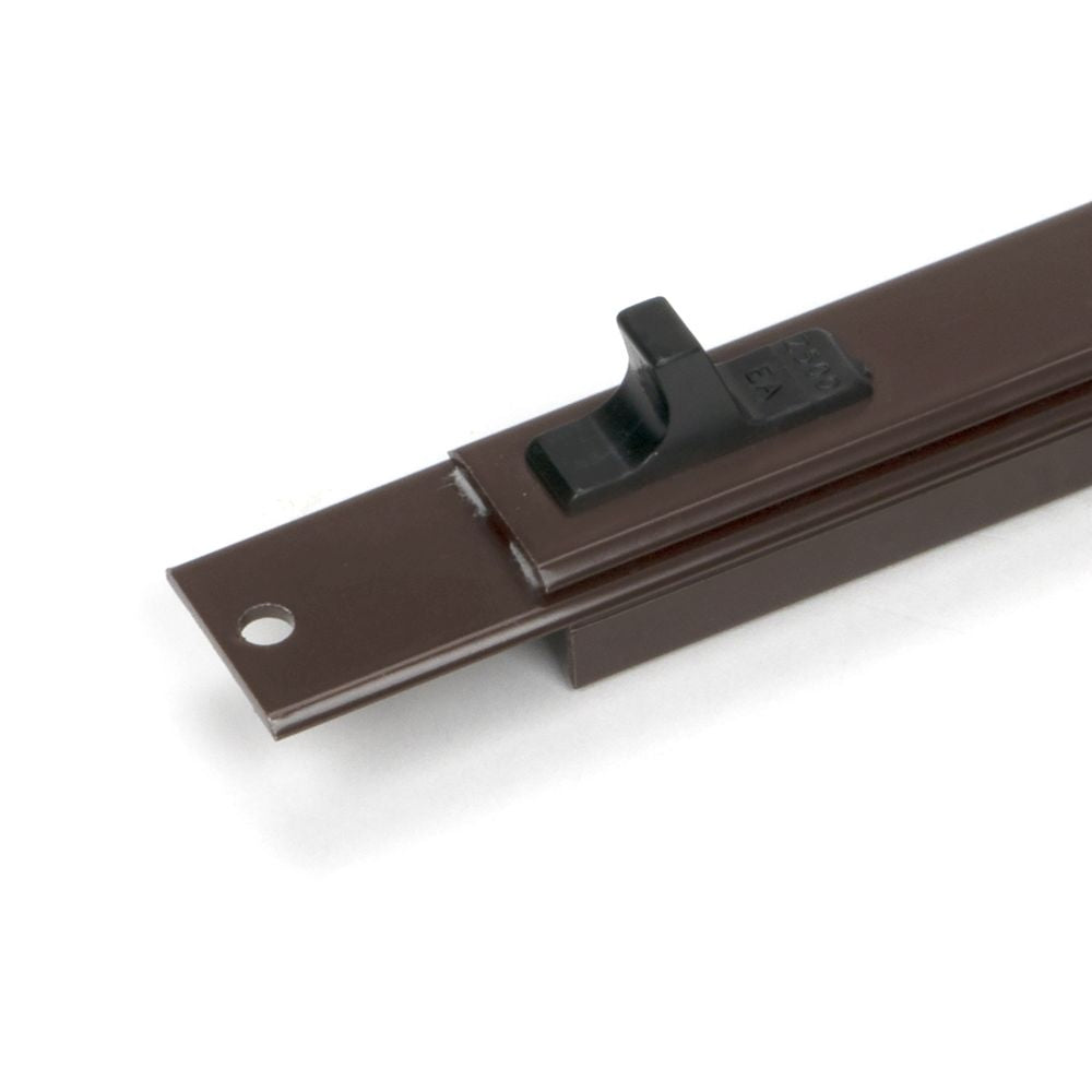 This is an image showing From The Anvil - Brown Trimvent 4000 Hi Lift Box Vent 400mm x 17mm available from trade door handles, quick delivery and discounted prices