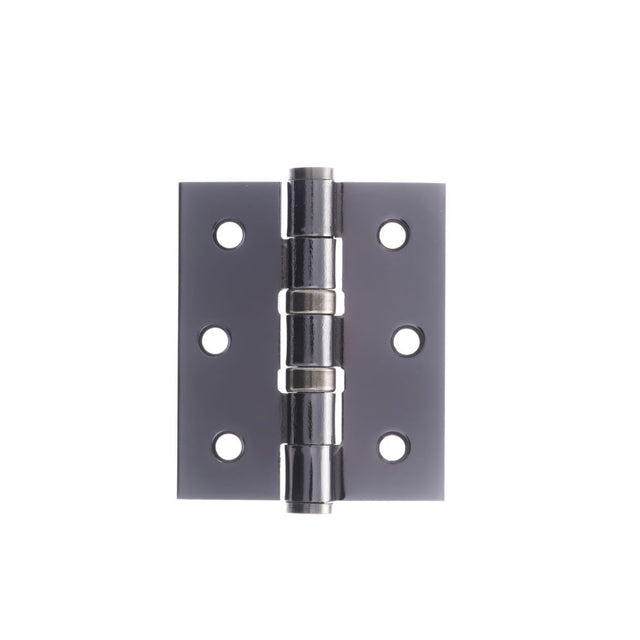 This is an image of Atlantic Ball Bearing Hinges 3" x 2.5" x 2.5mm - Black Nickel available to order from Trade Door Handles.