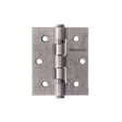 This is an image of Atlantic Ball Bearing Hinges 3" x 2.5" x 2.5mm - Distressed Silver available to order from Trade Door Handles.