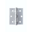 This is an image of Atlantic Ball Bearing Hinges 3" x 2.5" x 2.5mm - Satin Chrome available to order from Trade Door Handles.