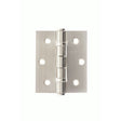 This is an image of Atlantic Ball Bearing Hinges 3" x 2.5" x 2.5mm - Satin Nickel available to order from Trade Door Handles.