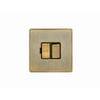 This is an image showing Eurolite Concealed 3mm Switched Fuse Spur - Antique Brass (With Black Trim) abswfb available to order from trade door handles, quick delivery and discounted prices.