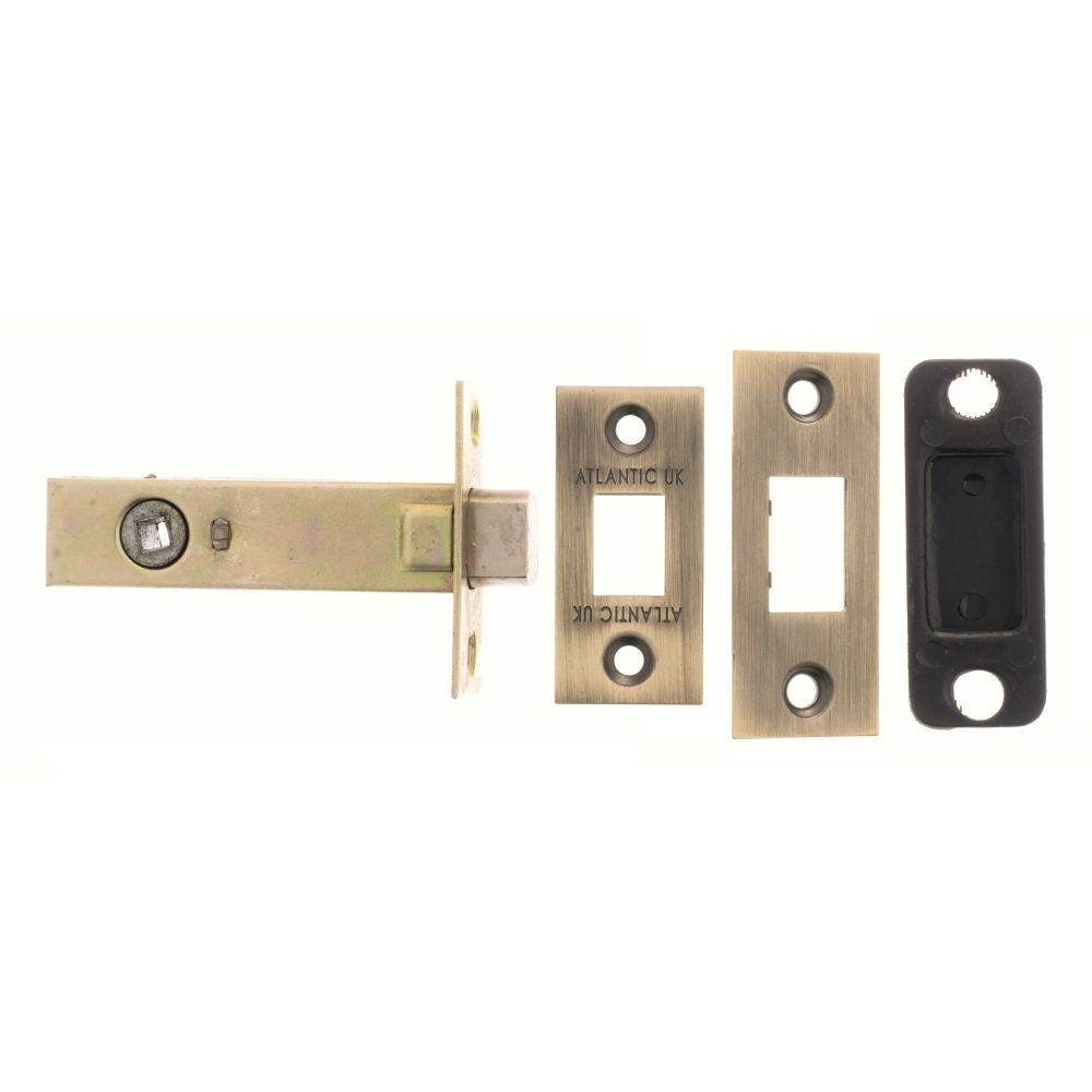 This is an image of Atlantic Tubular Deadbolt 2.5" - Matt Antique Brass available to order from Trade Door Handles.