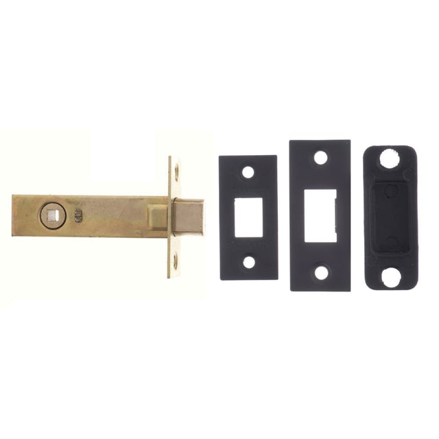 This is an image of Atlantic Tubular Deadbolt 2.5" - Matt Black available to order from Trade Door Handles.