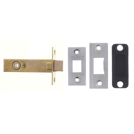 This is an image of Atlantic Tubular Deadbolt 2.5" - Satin Chrome available to order from Trade Door Handles.