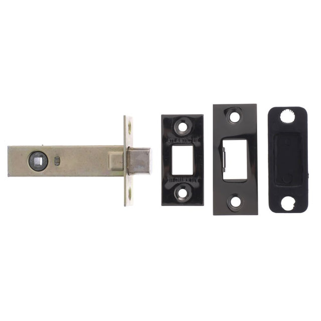 This is an image of Atlantic Tubular Deadbolt 3" - Black Nickel available to order from Trade Door Handles.