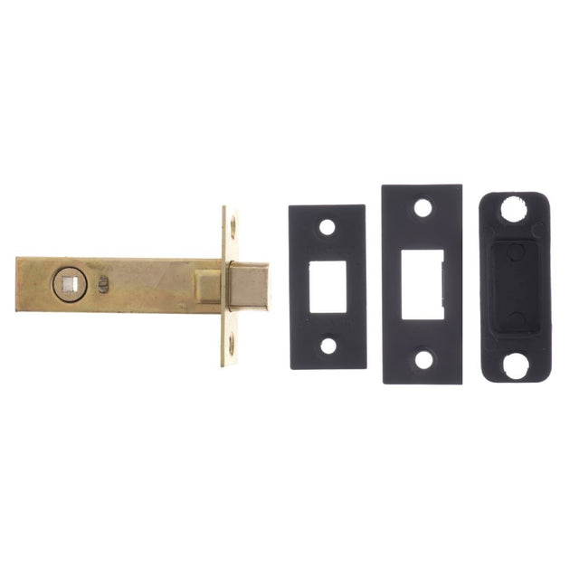 This is an image of Atlantic Tubular Deadbolt 3" - Matt Black available to order from Trade Door Handles.