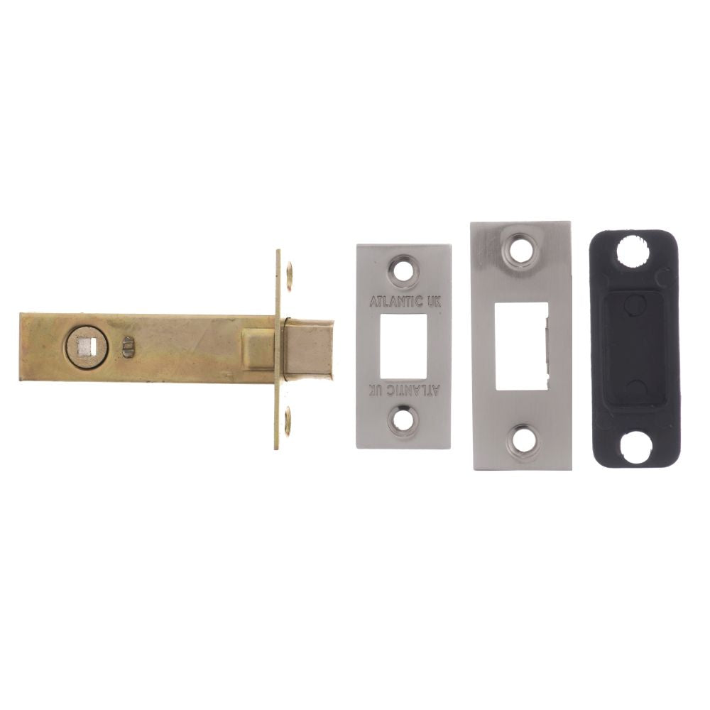 This is an image of Atlantic Tubular Deadbolt 4" - Satin Nickel available to order from Trade Door Handles.