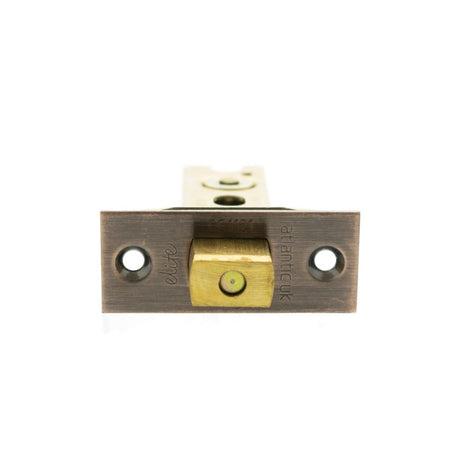 High quality image of Atlantic Fire-Rated CE Marked Bolt Through Tubular Deadbolt 2.5" - Antique Coppe | Sku. adbce25ac | available to order from Trade Door Handles in Kendal.