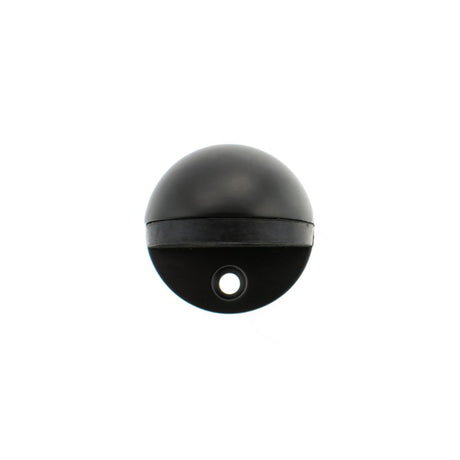 High quality image of Atlantic Half-Moon Contract Floor Mounted Door Stop - Matt Black | Sku. adshmcmb available to order from Trade Door Handles in Kendal.