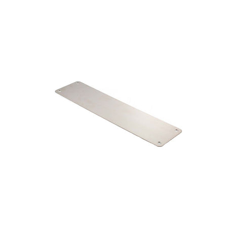 This is an image of Atlantic Finger Plate Pre drilled with screws 300mm x 75mm - SSS available to order from Trade Door Handles.