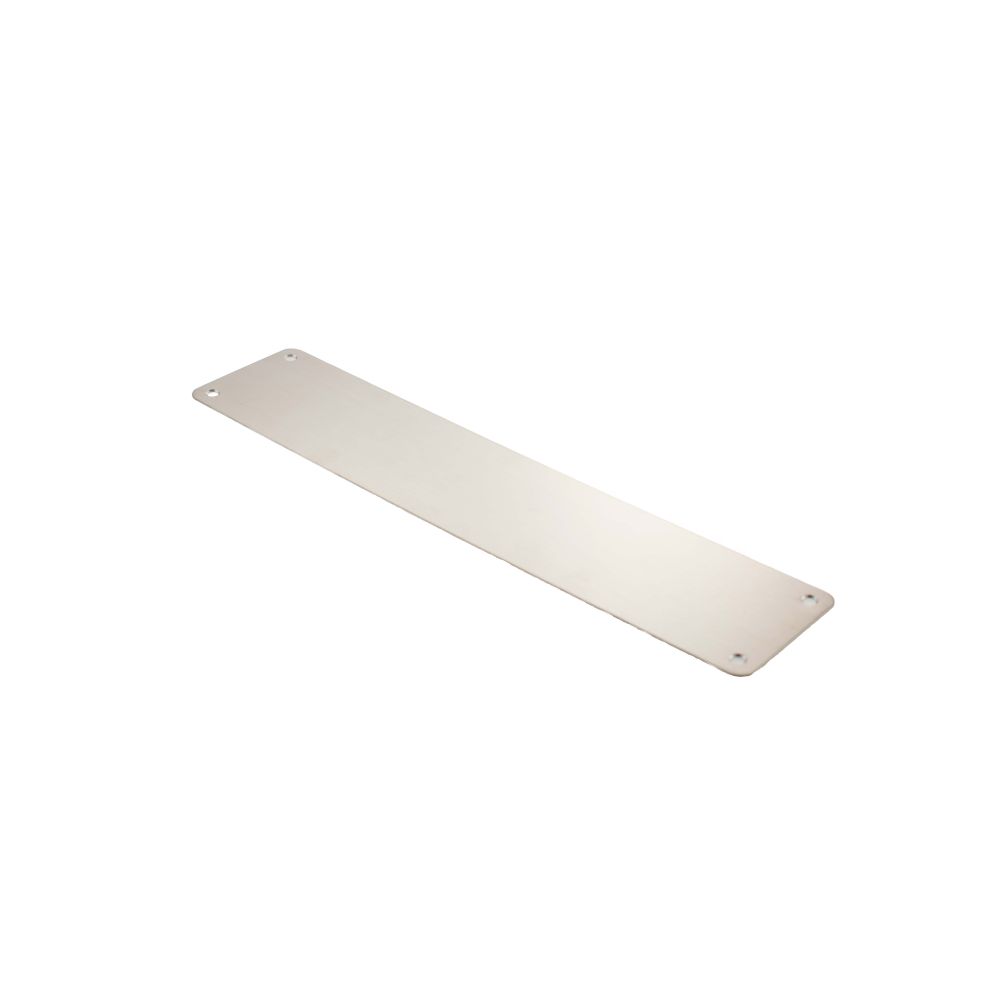 High quality image of Atlantic Finger Plate Pre drilled with screws 350mm x 75mm - SSS | Sku. afp35075sss available to order from Trade Door Handles in Kendal.