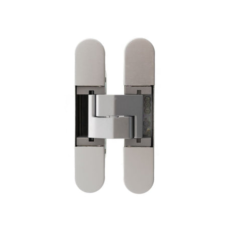 This is an image of AGB Eclipse Fire Rated Adjustable Concealed Hinge - Satin Chrome available to order from Trade Door Handles.