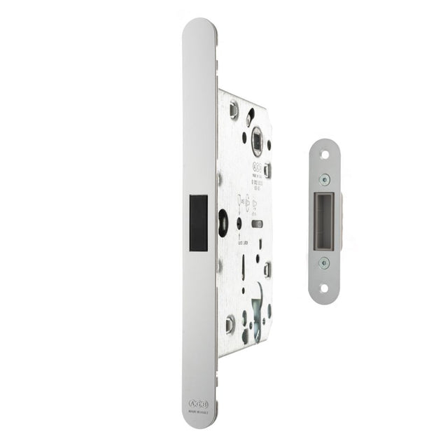 This is an image of AGB Revolution XT Magnetic Euro Profile Sashlock 60mm backset - Polished Chrome available to order from Trade Door Handles.