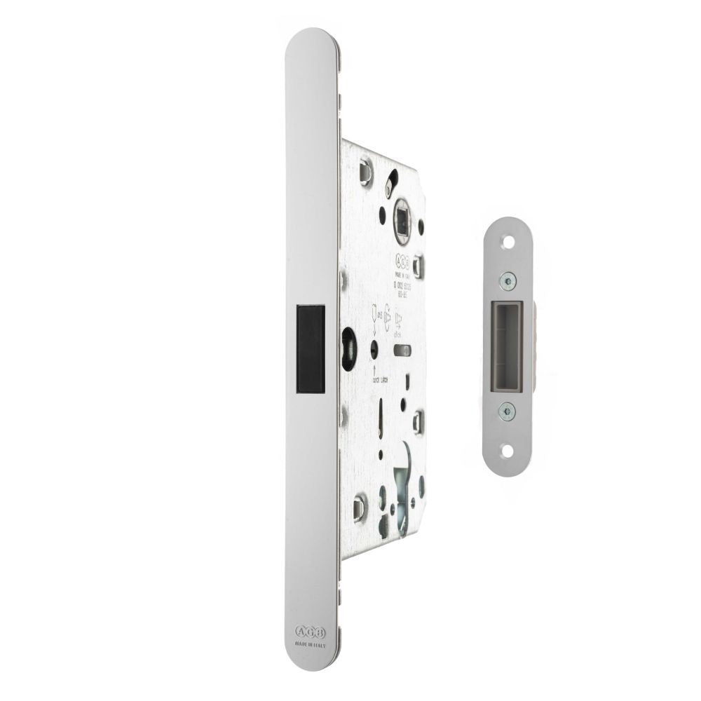High quality image of AGB Revolution XT Magnetic Euro Profile Sashlock 60mm backset - Polished Chrome | Sku. agbmlepc available to order from Trade Door Handles in Kendal.
