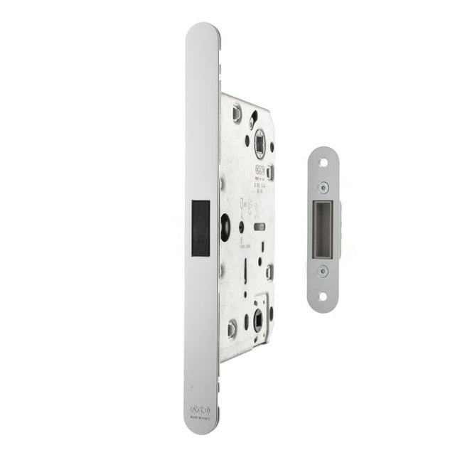 High quality image of AGB Revolution XT Magnetic Bathroom Lock 60mm backset - Polished Chrome | Sku. agbmlwcpc | available to order from Trade Door Handles in Kendal.