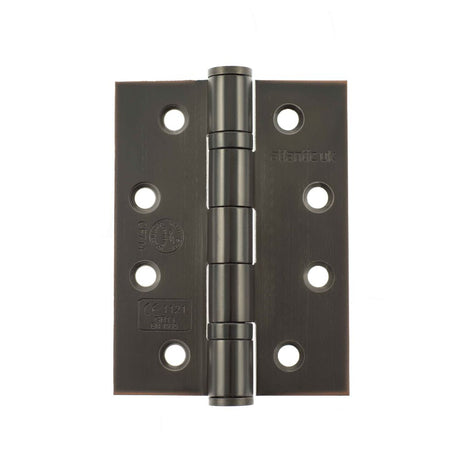 This is an image of Atlantic Ball Bearing Hinges Grade 13 Fire Rated 4" x 3" x 3mm - Antique Copper available to order from Trade Door Handles